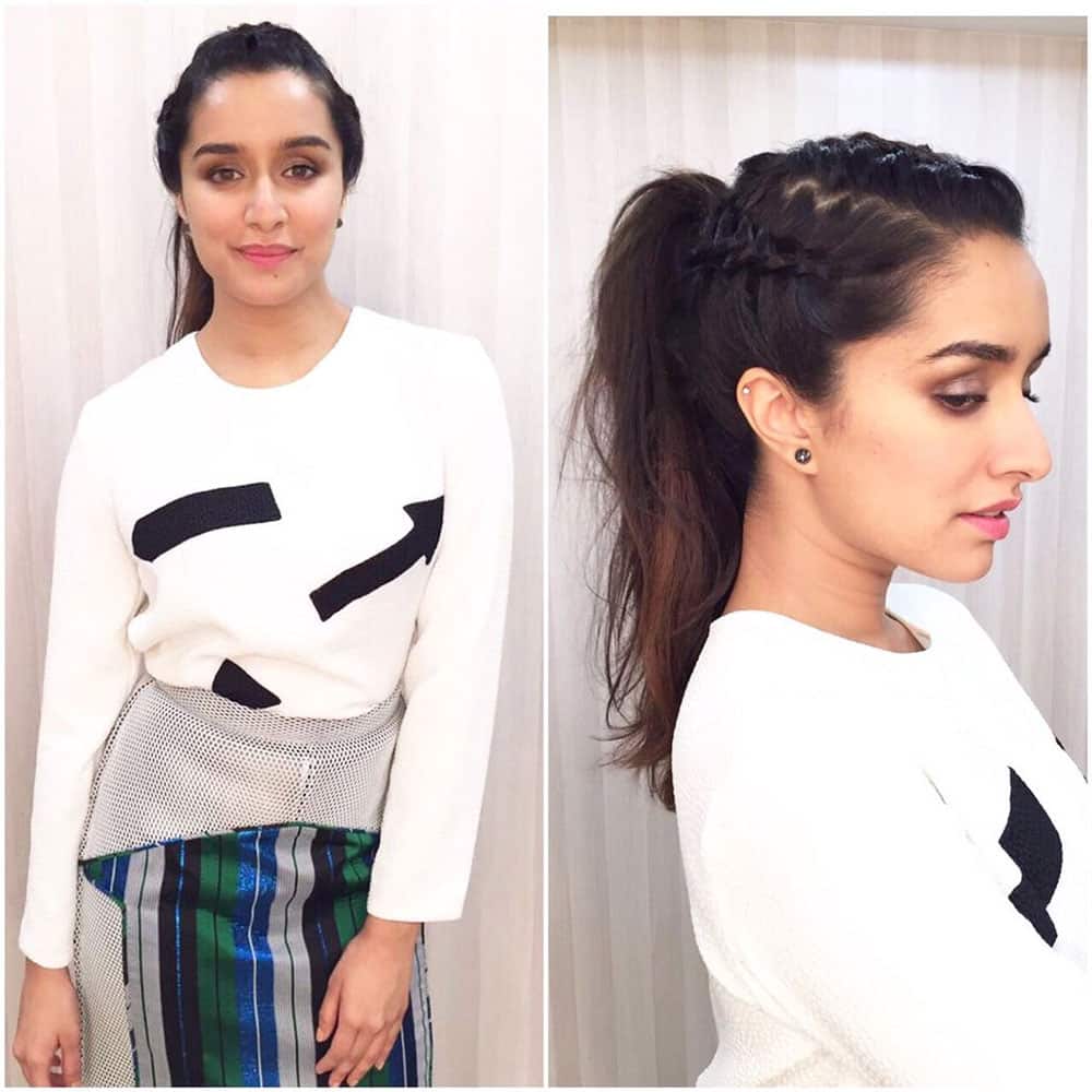 Shraddha Kapoor ‏:- About last night! Styled by @tanya1ghavri Hair by @AmitThakur26 & make up by @shraddhastyles ❤ #Baaghi #29thApril -twitter