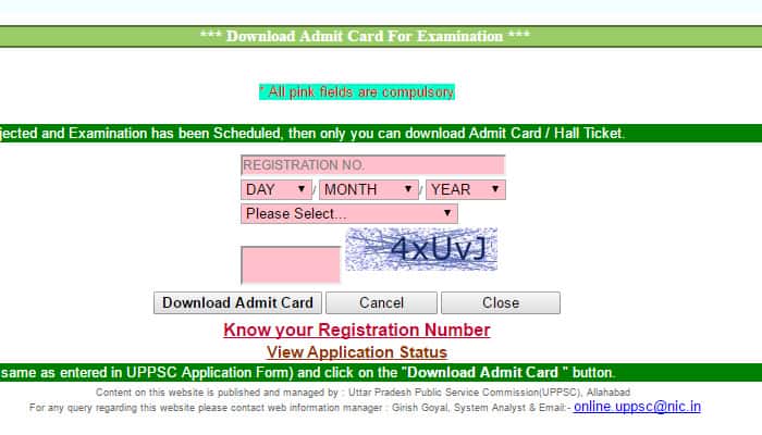 UPPSC releases admit cards for Combined Lower Subordinate Services (Mains) exam - download here