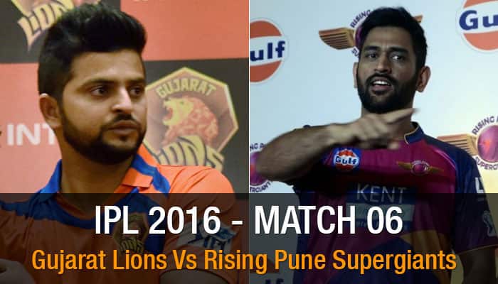 IPL 2016: Rising Pune Supergiants vs Gujarat Lions - It&#039;s Suresh Raina vs MS Dhoni for first time since inception of tournament