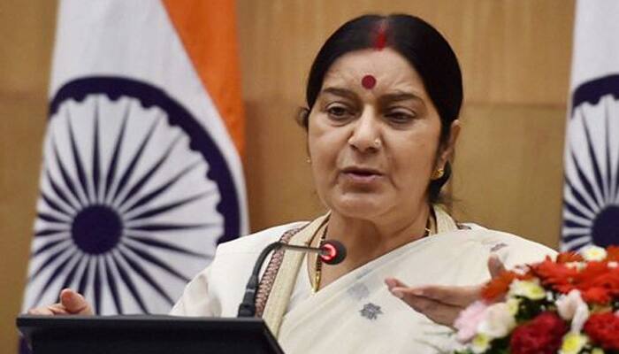 Sushma Swaraj to raise Azhar Masood issue with China in Moscow