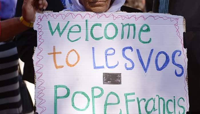 Pope, on landmark Lesbos visit, `wants to take back refugees`
