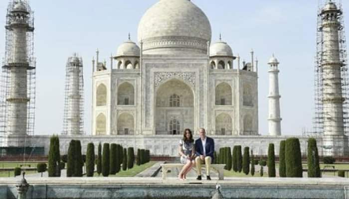 In Princess Diana&#039;s footsteps, William and Kate visit Taj Mahal