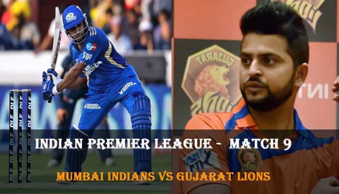 Indian Premier League, Match 9: Mumbai Indians vs Gujarat Lions – As it happened...