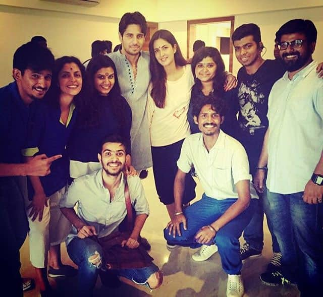 Sidharth Malhotra ‏:- It's a film wrap ! Thank u nityamehra19 n team for all the hard work and fun,special film fond… -instagram