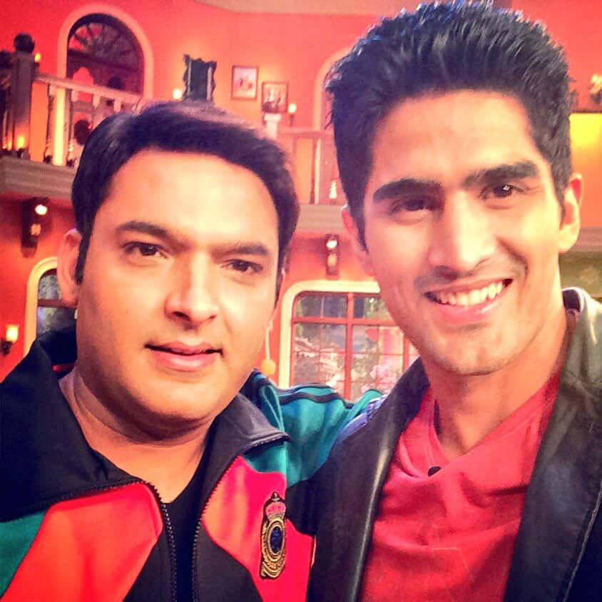 Vijender Singh ‏:- @KapilSharmaK9 Paaji all the best for the show keep rocking as always #KapilOnSonyTonight -twitter