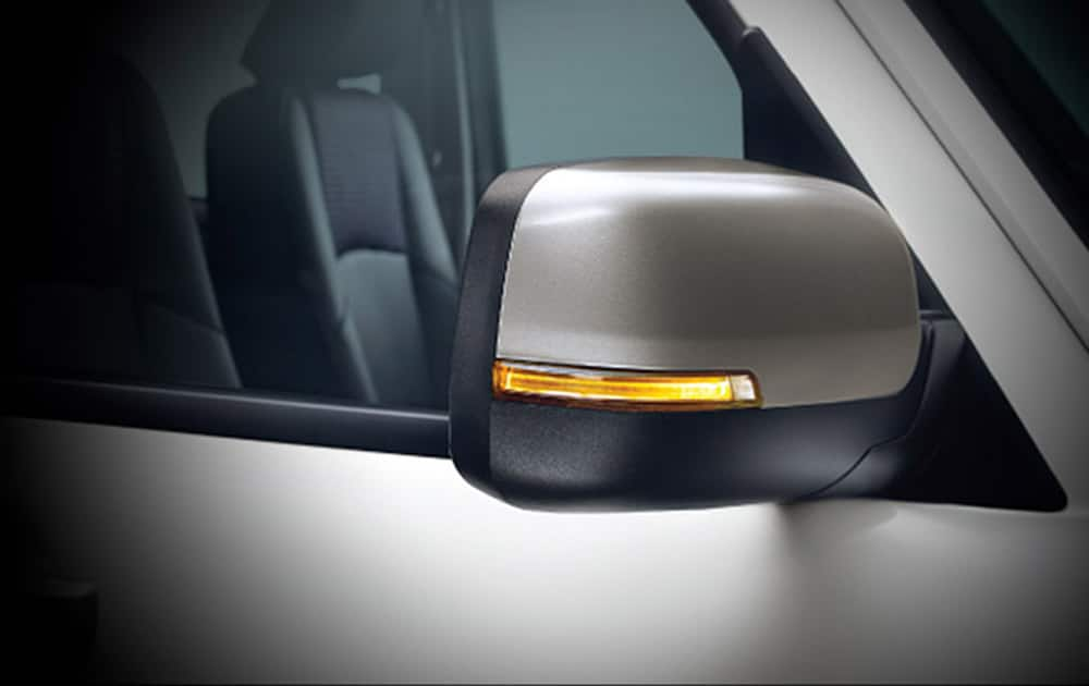 ORVMs with side indicators (Pic courtesy: http://www.mahindrascorpio.com/adventure-limited-edition/)