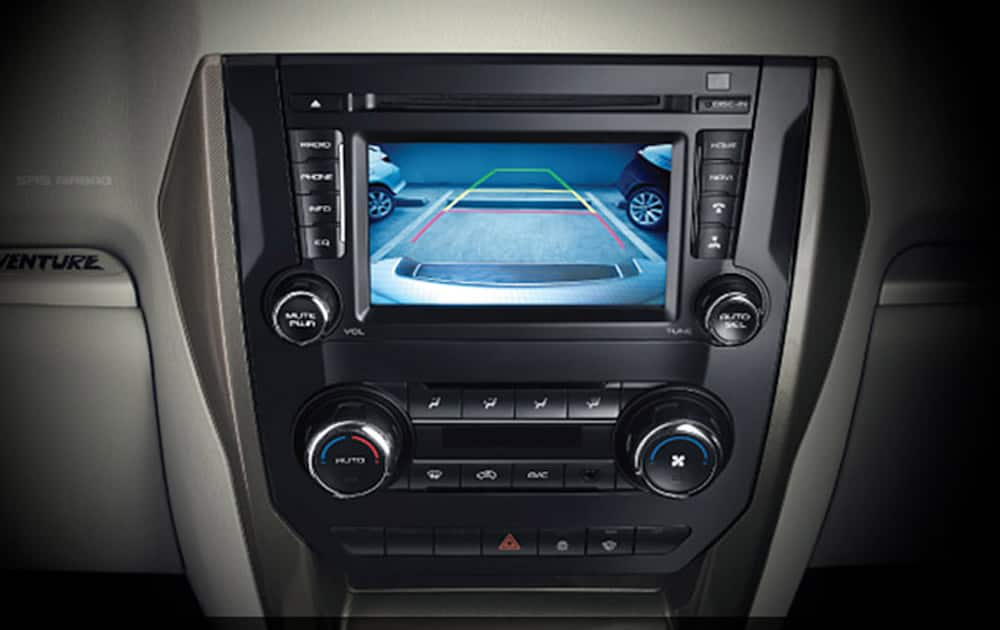 Rear view camera (Pic courtesy: http://www.mahindrascorpio.com/adventure-limited-edition/)