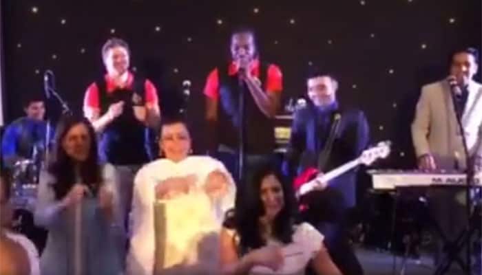 WATCH: Hilarious! Chris Gayle performs on &#039;Champion&#039; song; asks fans to contact him for bookings