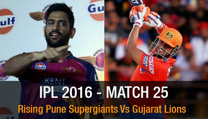 Indian Premier League 2016, Match 25: Rising Pune Supergiants vs Gujarat Lions — As it happened...
