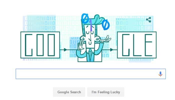 Google celebrates Claude Shannon&#039;s 100th birthday with an interactive doodle!