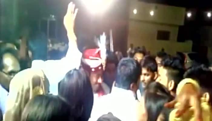 SHOCKING! Groom injured in celebratory firing at wedding in Haryana - WATCH VIDEO