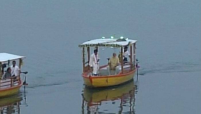 A much needed break! PM Modi spends some moments of solitude with a boat ride in Varanasi – Watch