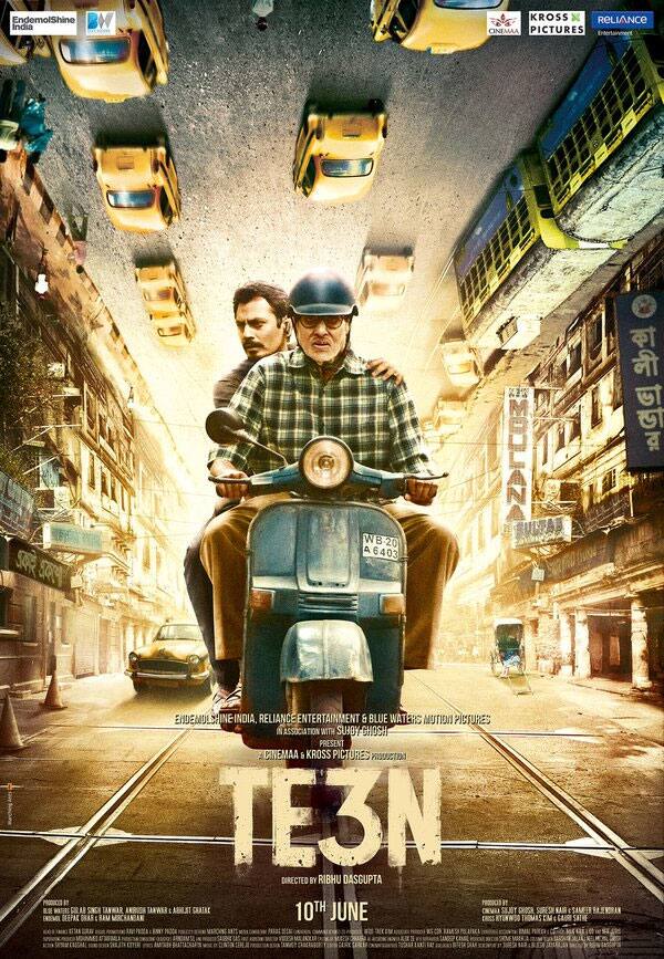 Presenting the first look poster of TE3N- instagram@juniorbachchan