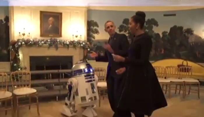 Barack Obama, Michelle Obama dance to &#039;Uptown Funk&#039; on Star Wars Day - Watch this amazing video