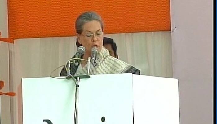 Sonia Gandhi hits out at PM Narendra Modi, accuses BJP of murdering democracy