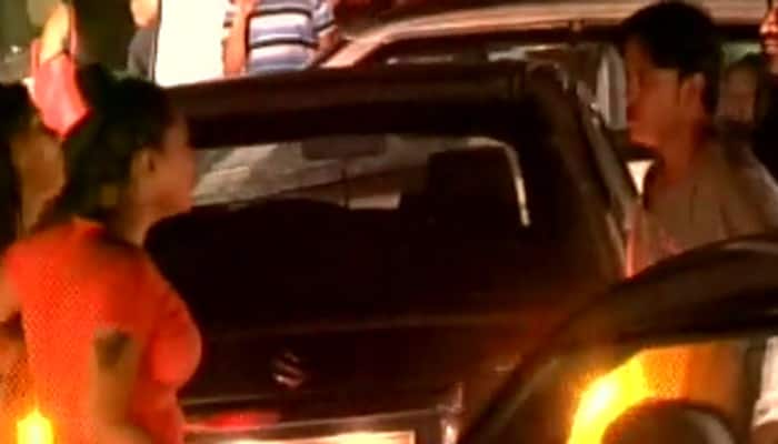 Viral video: Road rage incident caught on camera in Gurugram 