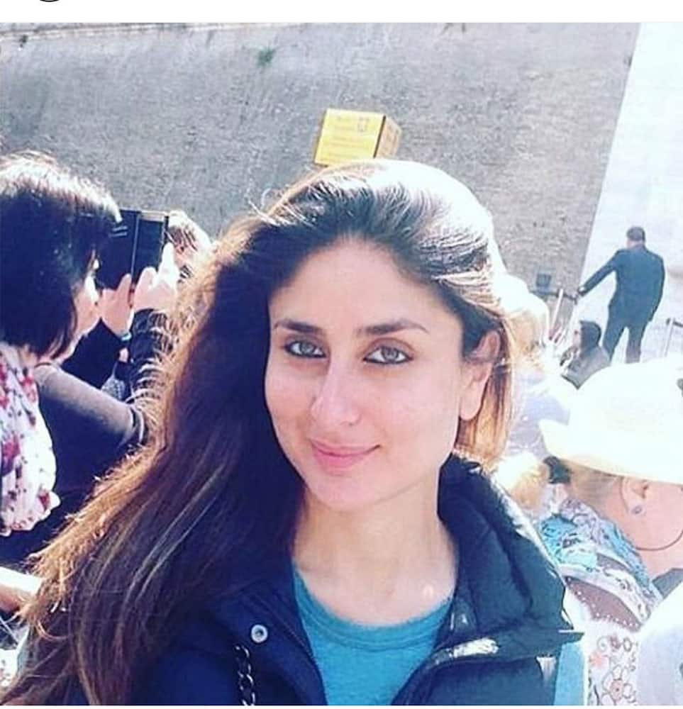 Kareena Kapoor Khan spotted in Rome -twitter@KareenaK_FC


