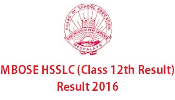 Megresults.nic.in, mbose.in Meghalaya Board class 12th HSSLC Exam Results 2016 announced