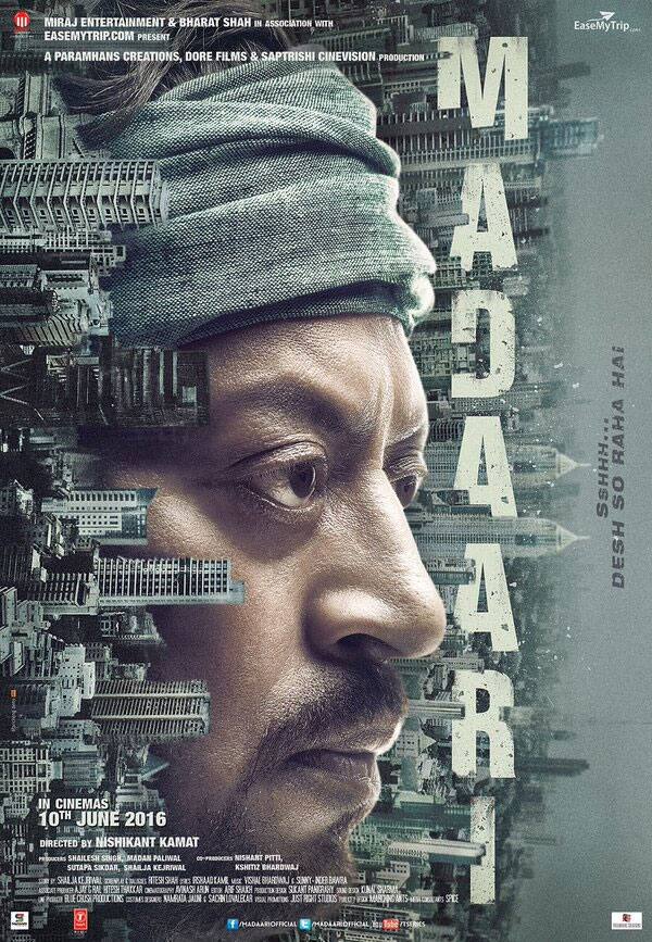 First look poster of #Madaari. - Twitter@taran_adarsh