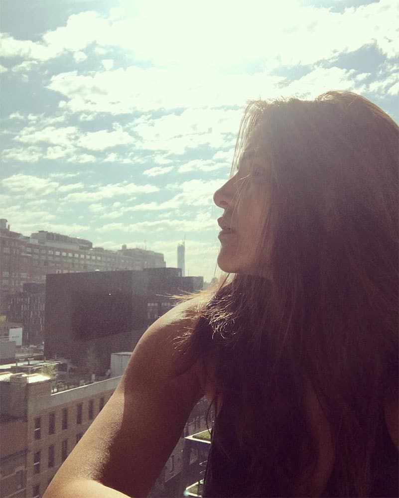 Neha Dhupia ‏@NehaDhupia  :- #mondaymornings ... #thestandard ... #nyc @ The Standard, High Line -instagram