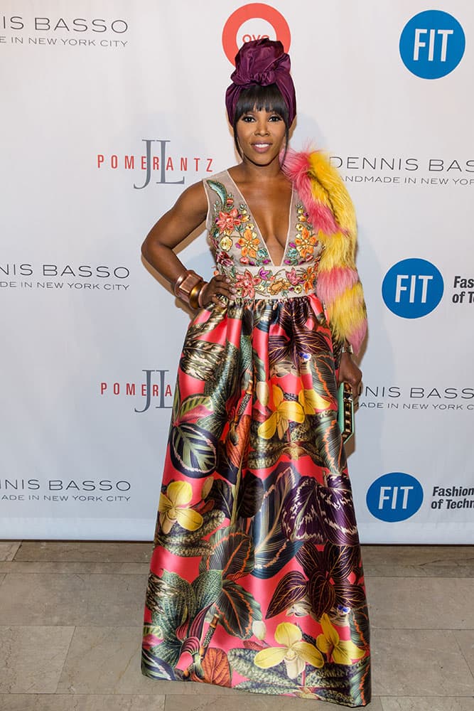 June Ambrose attends the Fashion Institute of Technology Annual Gala benefit at The Plaza in New York.