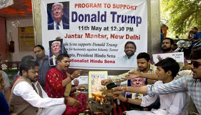 Donald Trump gets fans in Hindu Sena who pray for his win