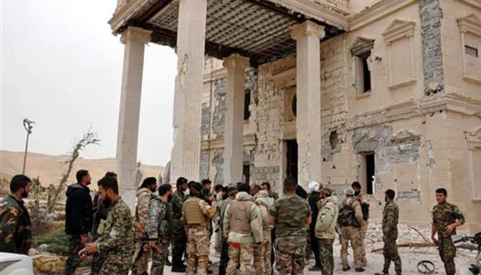 Syrian army battles jihadists near Palmyra