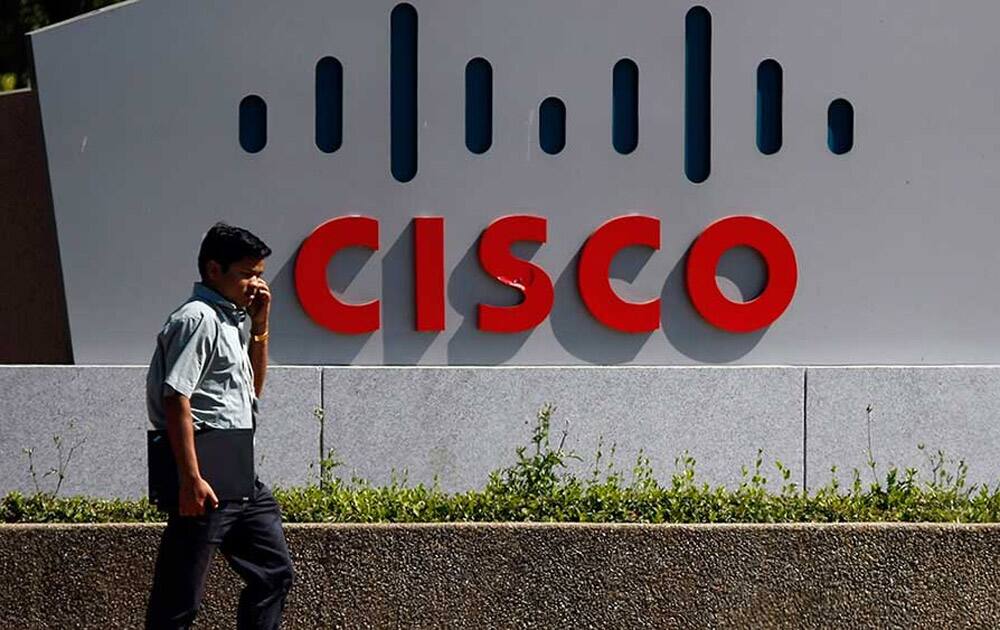 15. Cisco having a brand value of  $28.4  billion