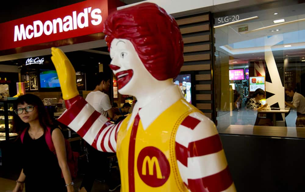 9. McDonald's having a brand value of $39.1 billion