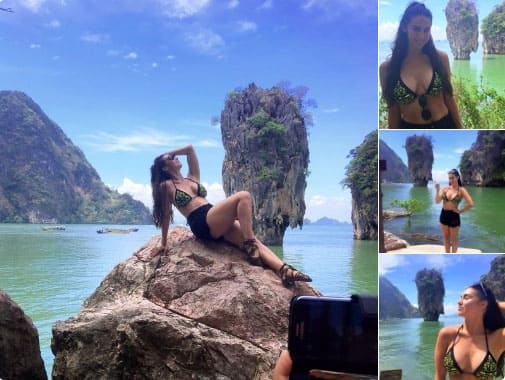 This was the most enjoyable 3 days!!! Full nature!! Thank you beautiful Phuket #Thailand #FreeSpirit #FavoritePose- twitter@LaurenGottlieb
