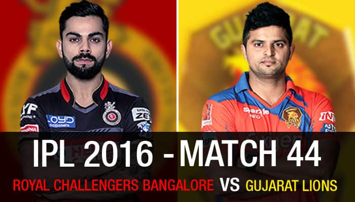 IPL 2016, Match 44 - Royal Challengers Bangalore vs Gujarat Lions - As it happened...