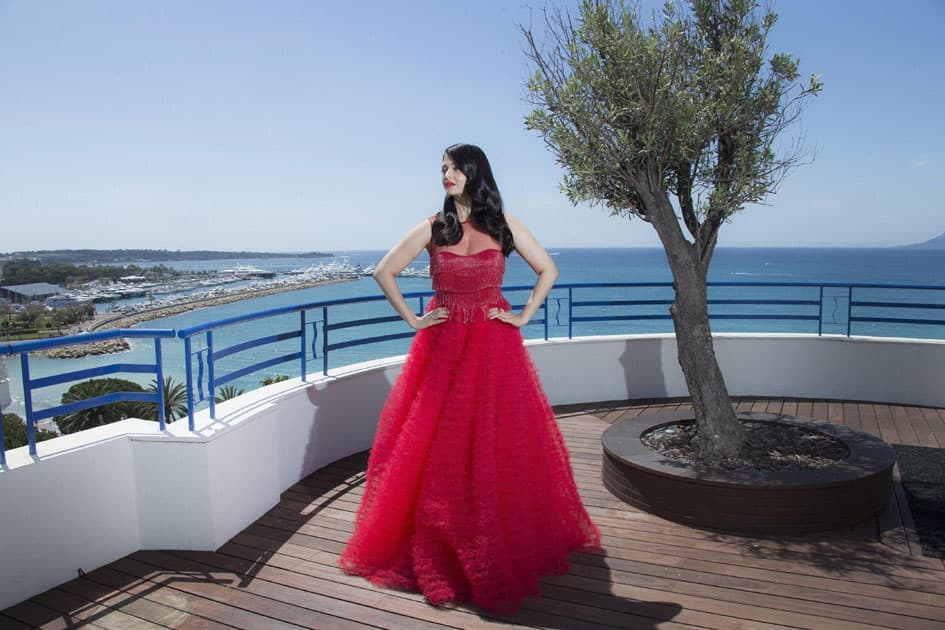 Actress Aishwarya Rai Bachchan poses during portraits at the 69th international film festival, Cannes, southern France.