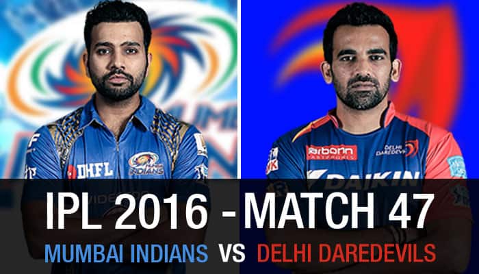 Indian Premier League 2016, Match 47: Mumbai Indians vs Delhi Daredevils — As it happened...