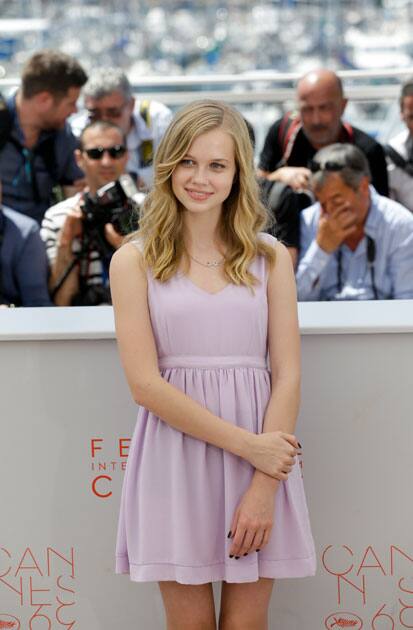 ctress Angourie Rice poses for photographers during a photo call for the film Nice Guys at the 69th international film festival, Cannes, southern France.