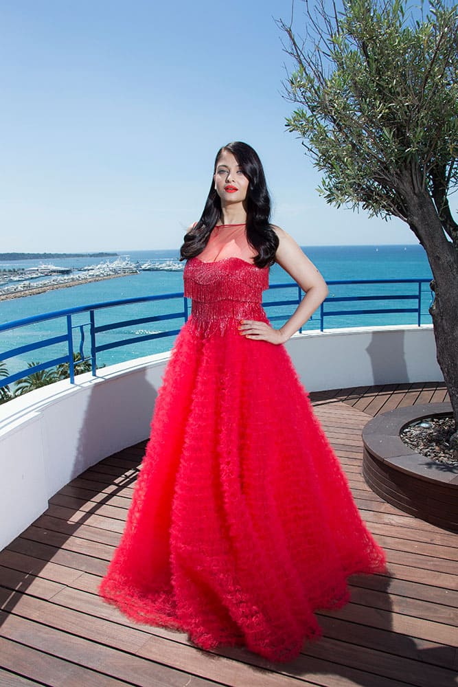 Actress Aishwarya Rai Bachchan poses during portraits at the 69th international film festival, Cannes.