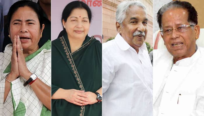 Exit polls predict Trinamool Congress sweep in West Bengal, BJP win in Assam, Left victory in Kerala, advantage DMK in Tamil Nadu