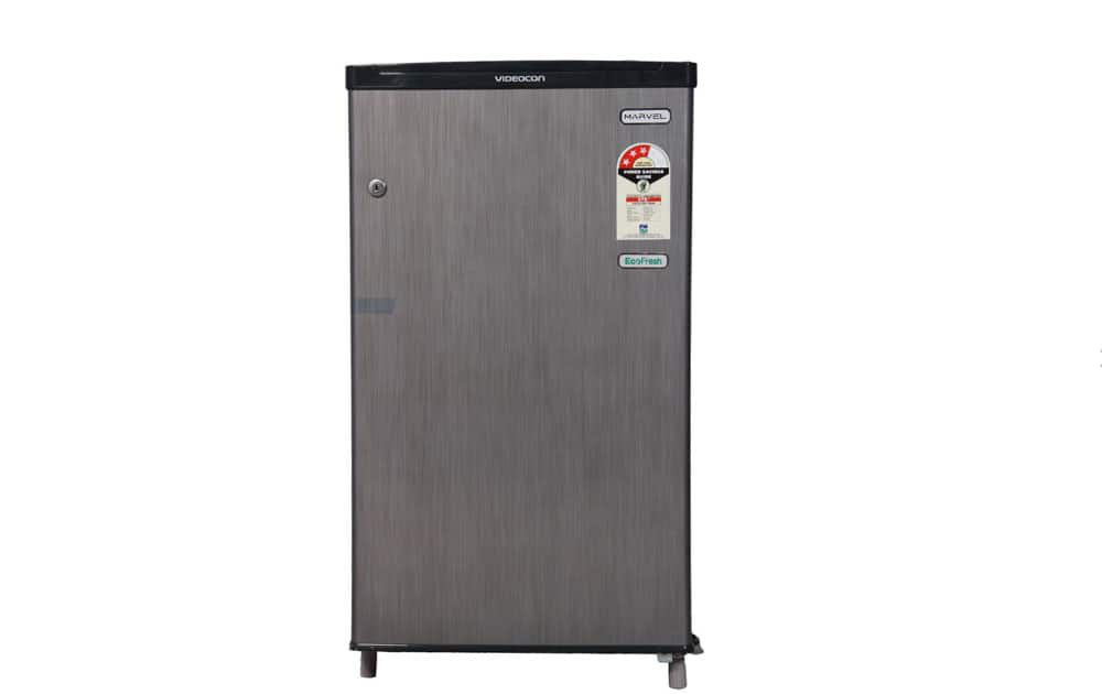 Videocon VC090PSH Direct Cool 80 Ltr  priced at Rs 8,110 (Snapdeal). It comes with 80 Ltr capacity, Wire Shelves,solid body design, and 1 Year Comprehensive + 5 Years on Compressory warranty.
