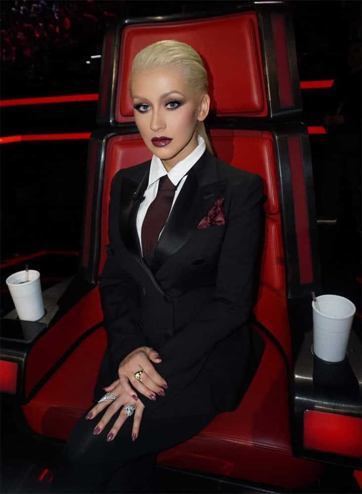 Christina Aguilera ‏@xtina  :- Get the look - #VoiceSemiFinals last night… -twiiter