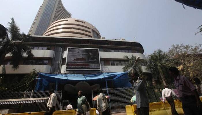 Sensex slumps 210 points on profit-booking, weak global cues