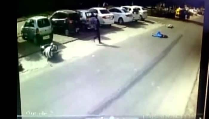Shocking video of road accident caught on CCTV in Ahmedabad – Watch