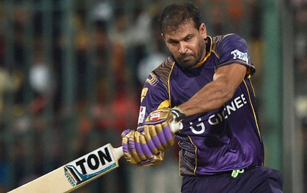 Indian powerhouse Yusuf Pathan needed 36 deliveries to reach the 100 run barrier for the Rajasthan Royals against the Mumbai Inians at the Brabourne Stadium in Mumbai.