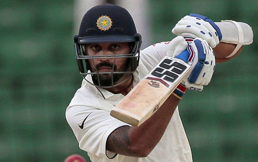 Indian master batsman Murli Vijay crossed the century mark in just 46 deliveries and is one of the 2 players to do so in the IPL. he achieved this feat at the M. A. Chidambaram Stadium in Chennai for the Chennai Super Kings against the Rajasthan Royals.
