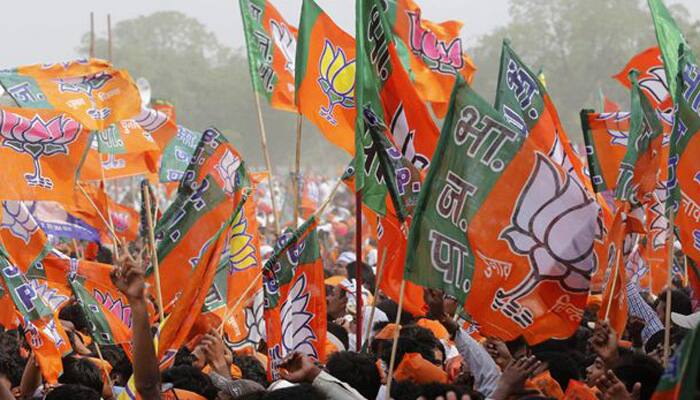 BJP top brass in huddle ahead of assembly polls results