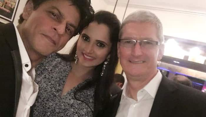 PHOTOS: Sania Mirza meets Apple CEO Tim Cook at Shah Rukh Khan&#039;s lavish dinner party