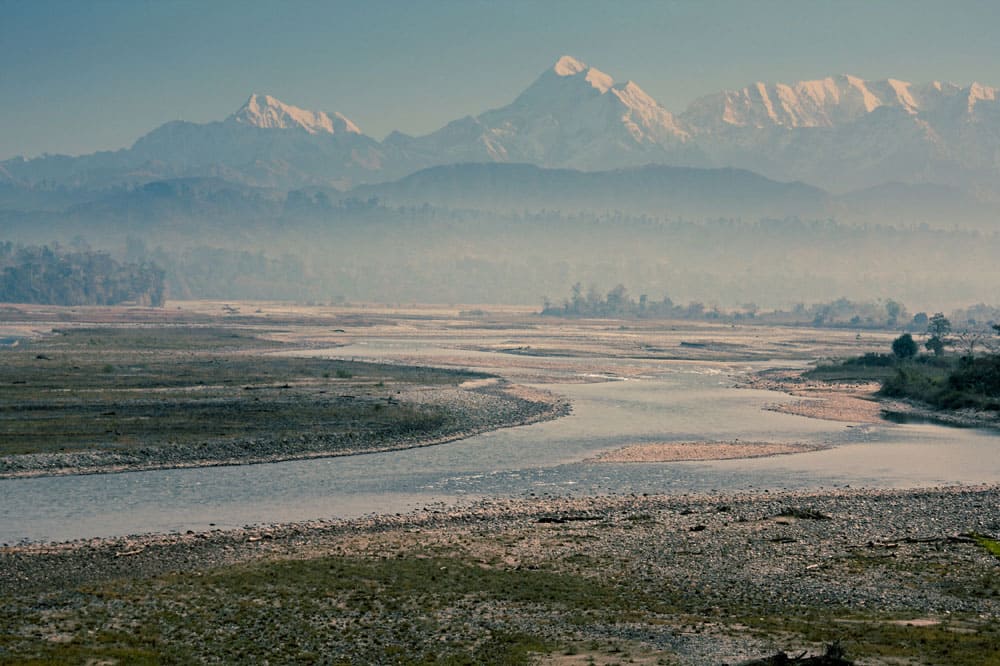 The stunning Debang river bed.