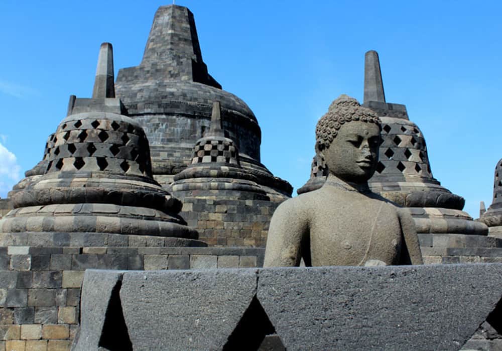 Borobudur in Indonesia. 