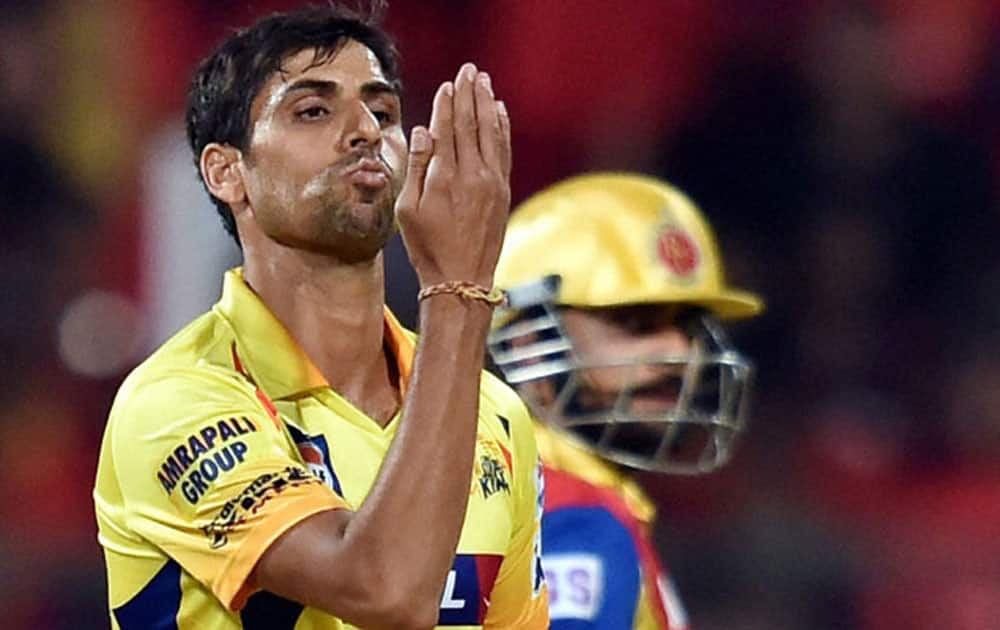 Indian veteran Ashish Nehra is at the seventh spot with a total of 98 wickets in 82 matches.