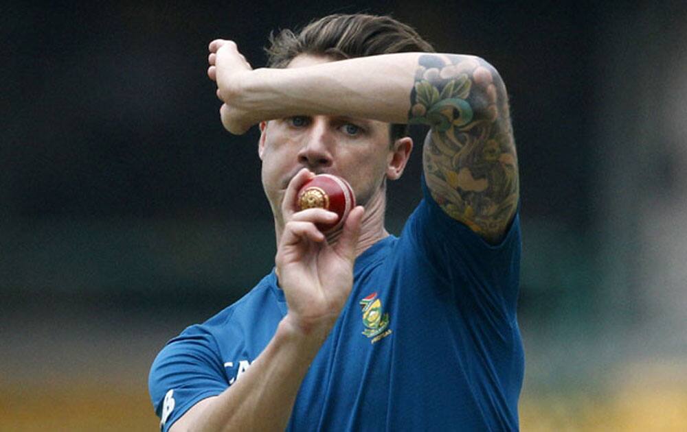 South African pacer Dale Steyn occupies the ninth spot with 92 wickets in 90 matches.