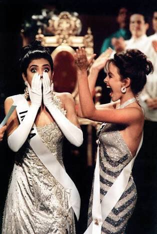 Thank you @carogomezfilm #MissColombia #1994 for teaching me what 'Grace' is!!!what a woman!! I love u Carolina!- twitter@thesushmitasen