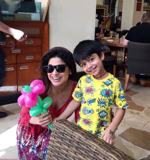 Happy Birthday my darling Viaan .. Thankyou for adding so much joy n happiness to our lives .- twitter@ShamitaShetty